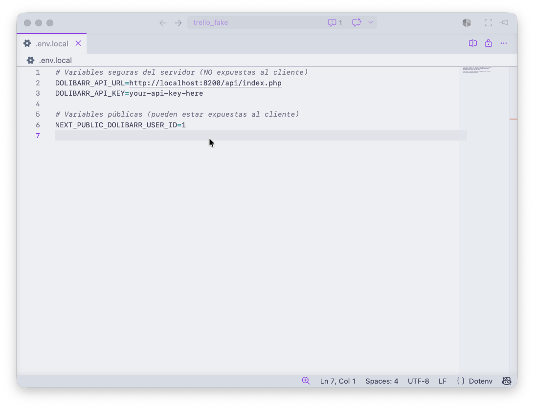 Env Local